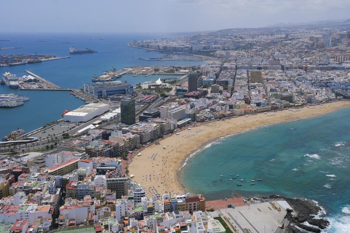 Las Palmas de Gran Canaria aerial view